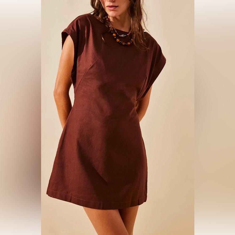 Free People Brown Dress